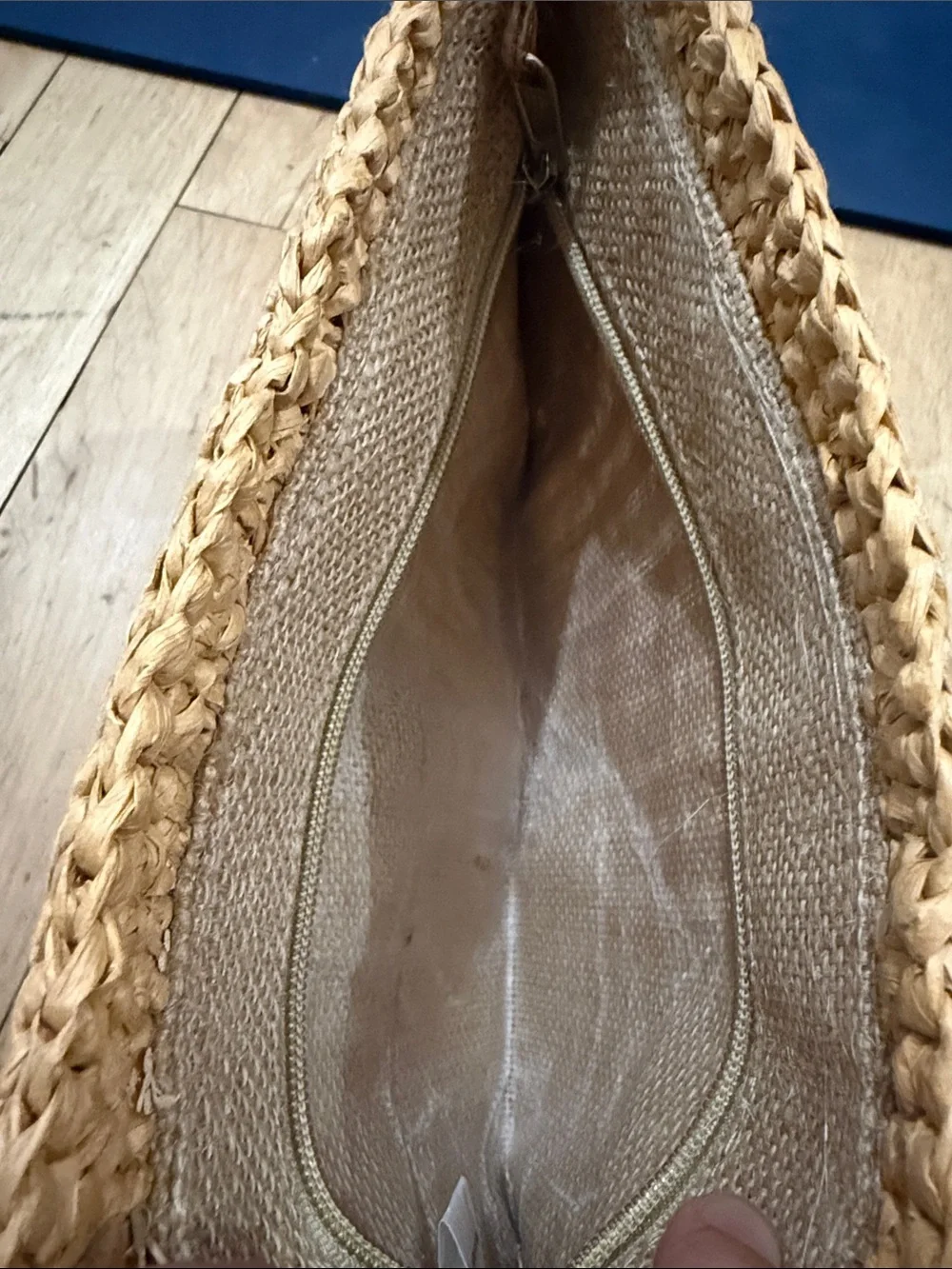 Irina Sigunava Woven Rattan Clutch